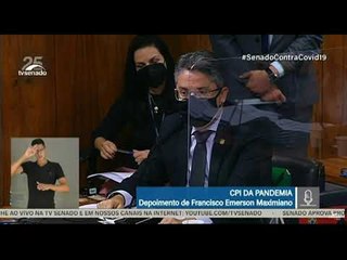 Vieira questiona Maximiano por não responder sobre contratos com o poder público