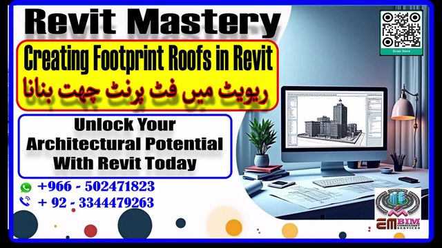 Creating Footprint Roofs n Revit-02 (Sketch Based Objects