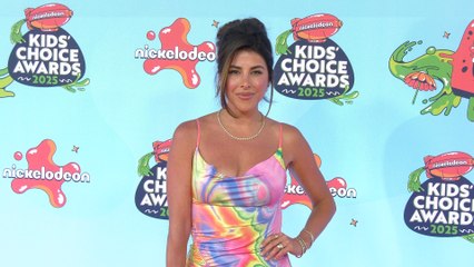 Daniella Monet 2025 Kids' Choice Awards Orange Carpet