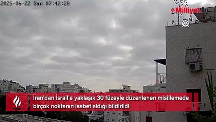 İran'dan İsrail'e 30 füze
