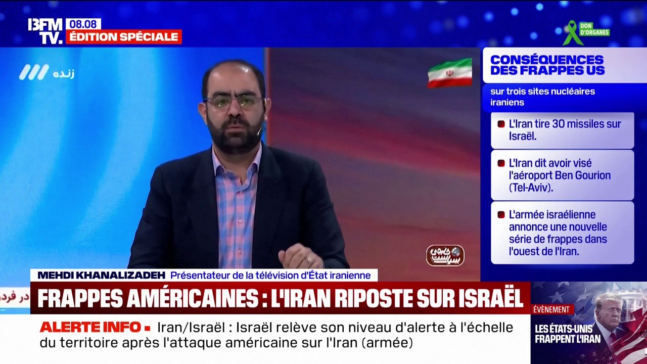 Frappes américaines en Iran: un présentateur de la télévision d'État iranienne a indiqué que l'Iran "ne reconnaît plus aucune ligne rouge"