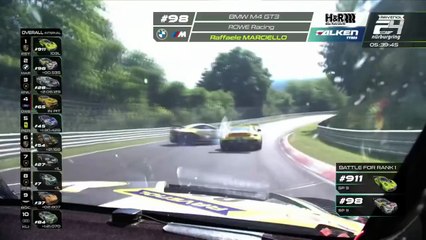 24H Nurburgring 2025 Marciello Estre Battle Aston Martin GT4 Roll