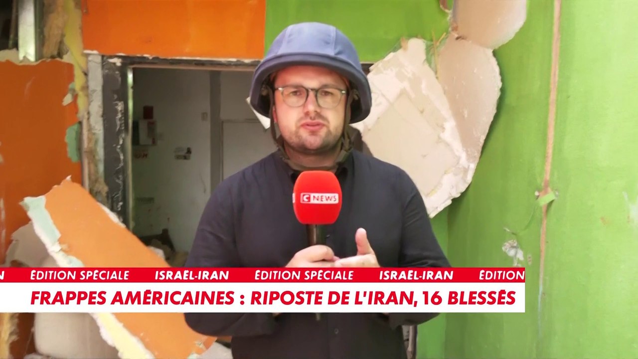 Notre envoyé spécial en Israël témoigne des dégâts causés par les missiles iraniens