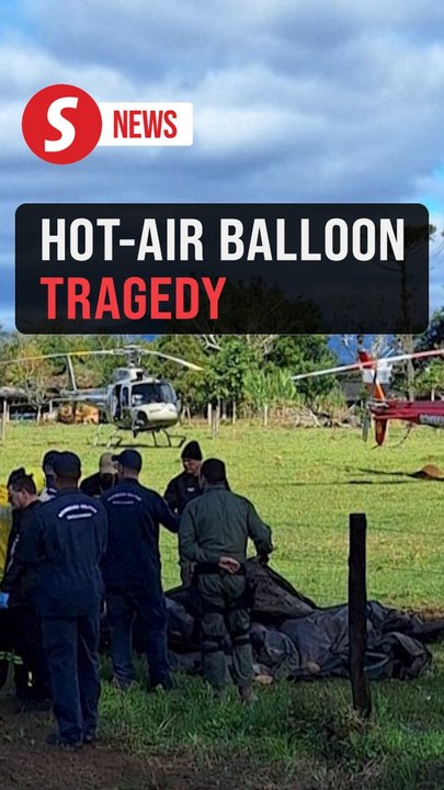 Hot-air balloon crash in Brazil kills 8, injures 13