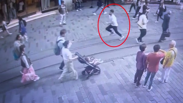 68 suçtan aranan şüphelinin kovalamaca sonucu yakalandığı anlar kamerada