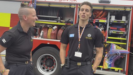 South Yorkshire fire and rescue at Kelham Pride 🌈