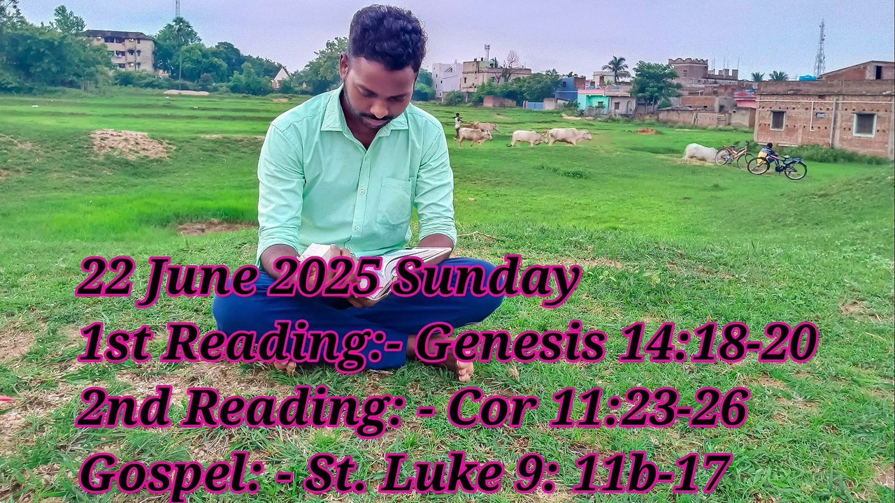 Catholic Daily Gospel and Reading in Hindi 22 June 2025 | Today's Bible Verse | Aaj ka Susamachar