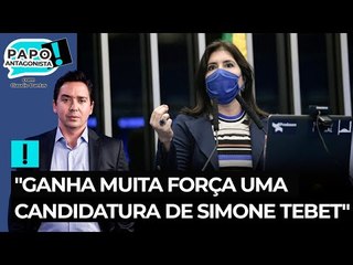"Ganha muita força uma candidatura de Simone Tebet", diz presidente do MDB