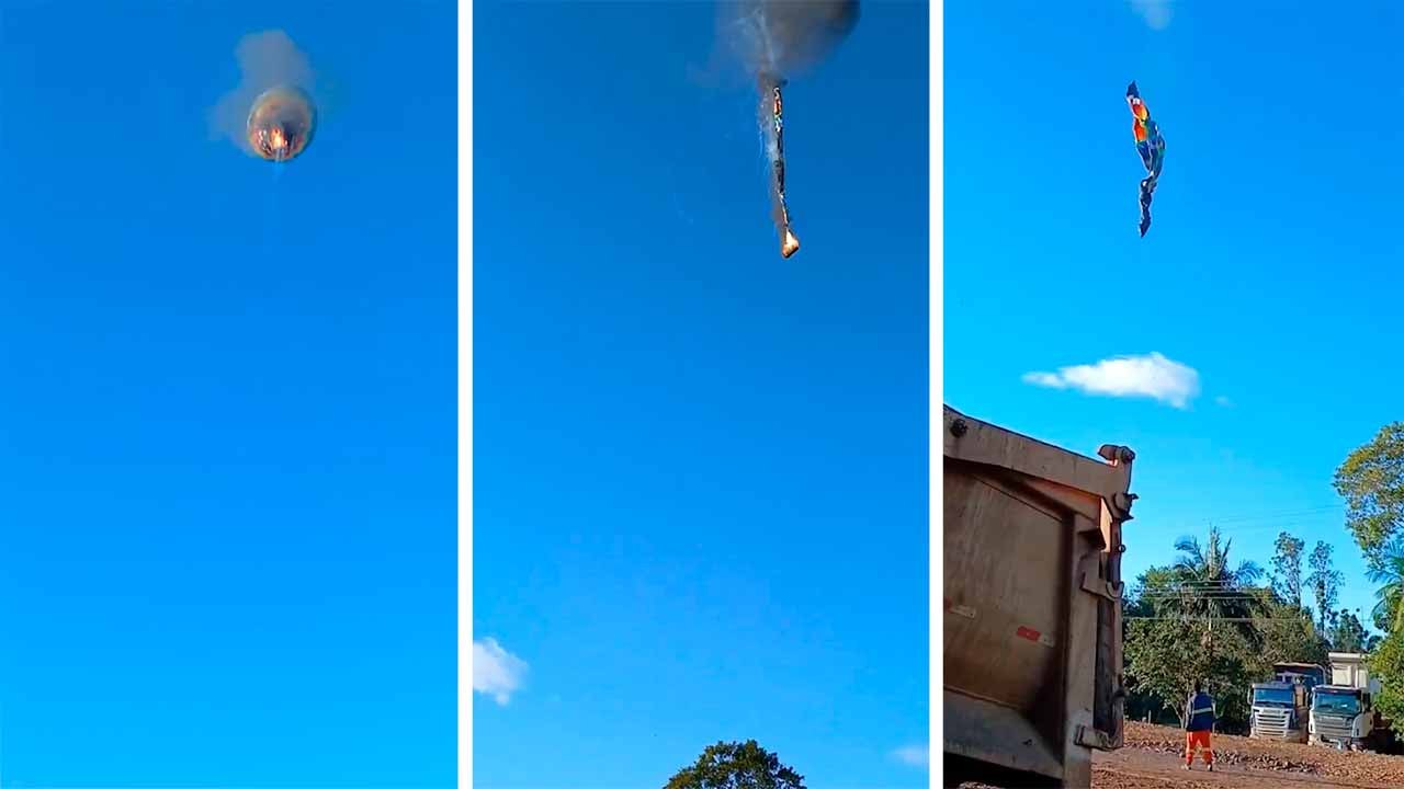 Video mostra una mongolfiera in fiamme prima di precipitare: 8 morti