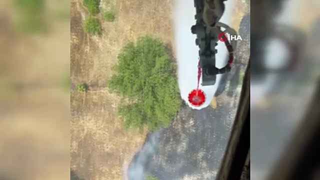 Antalya’da ormanlık alanı tehdit eden yangına müdahale ediliyor