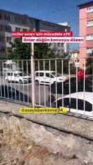 Duyarsızlığın böylesi! Öğrenciler sınavda ter dökerken onlar düğün konvoyu yaptı