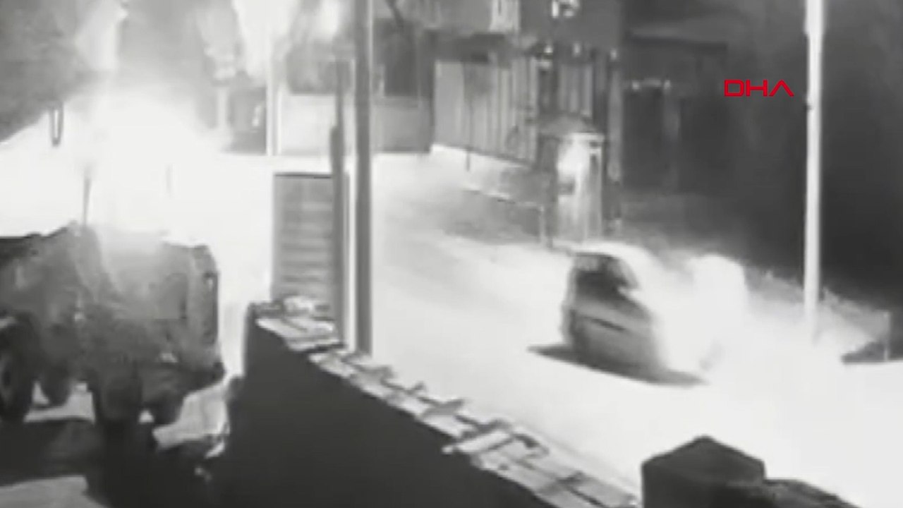 Motosiklet sürücüsünün öldüğü kazanın güvenlik kamerası ortaya çıktı