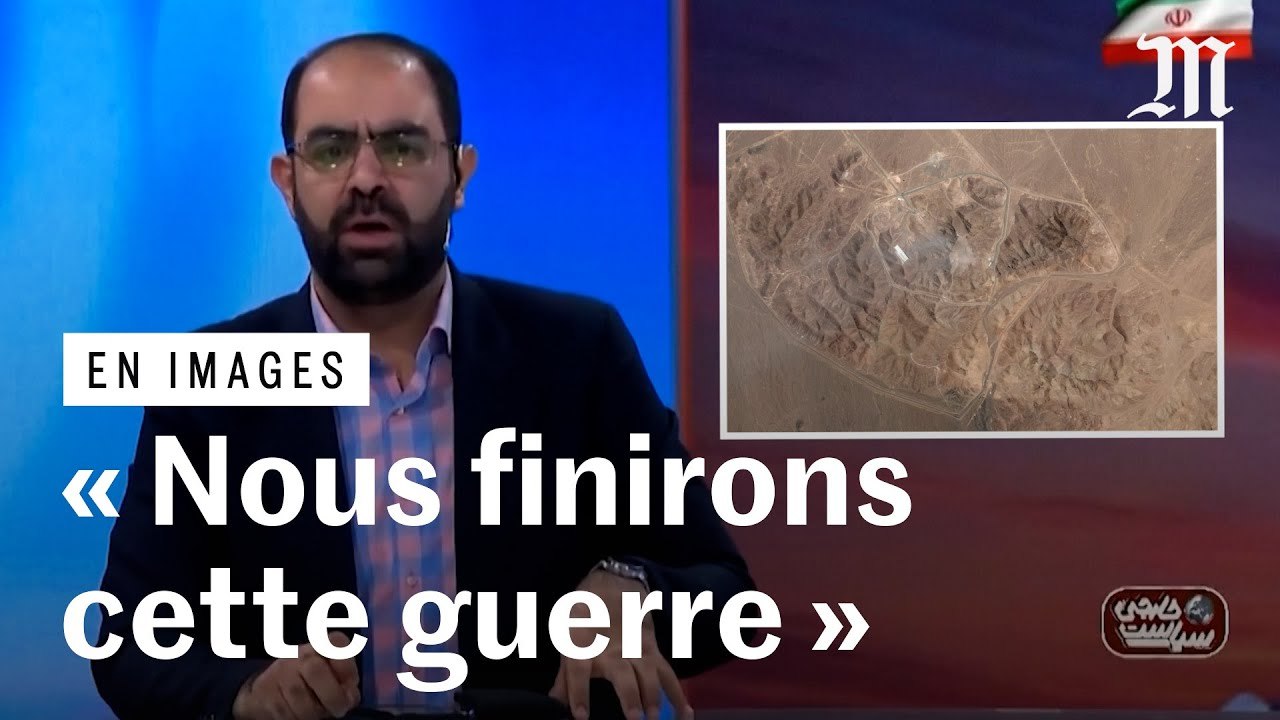 L'annonce des frappes américaines à la télévision iranienne