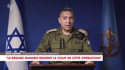 Le porte-parole de Tsahal réagit à son tour aux frappes américaines en Iran