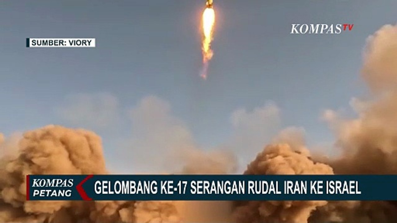 Serangan Balasan! Rudal Iran Meluncur ke Israel, Sejumlah Bangunan Hancur