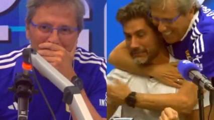 La emoción de Paco González por el ascenso del Oviedo