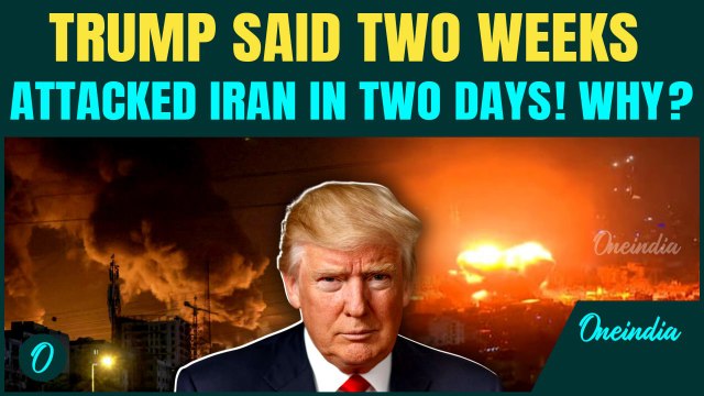 From 2 weeks to 2 Days | Why Trump Attacked Iranian Nuclear Sites NOW?