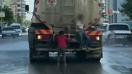 Yürekleri ağza getiren görüntü!