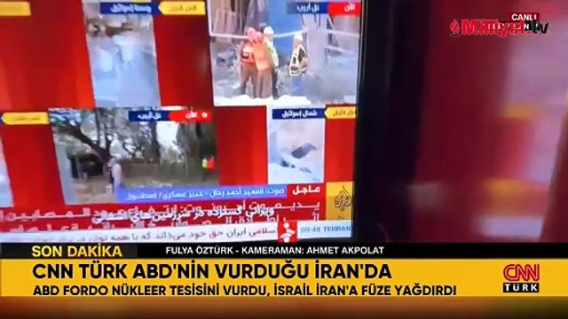 CNN Türk Özel Haberler Şefi Fulya Öztürk İran'dan bildirdi, sokaklar alarmda!
