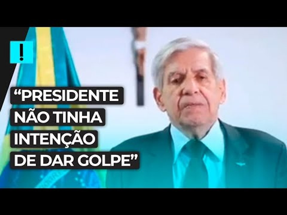 Heleno: 'presidente não tinha qualquer intenção de dar o golpe'