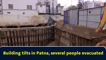 Building tilts in Patna, several people evacuated