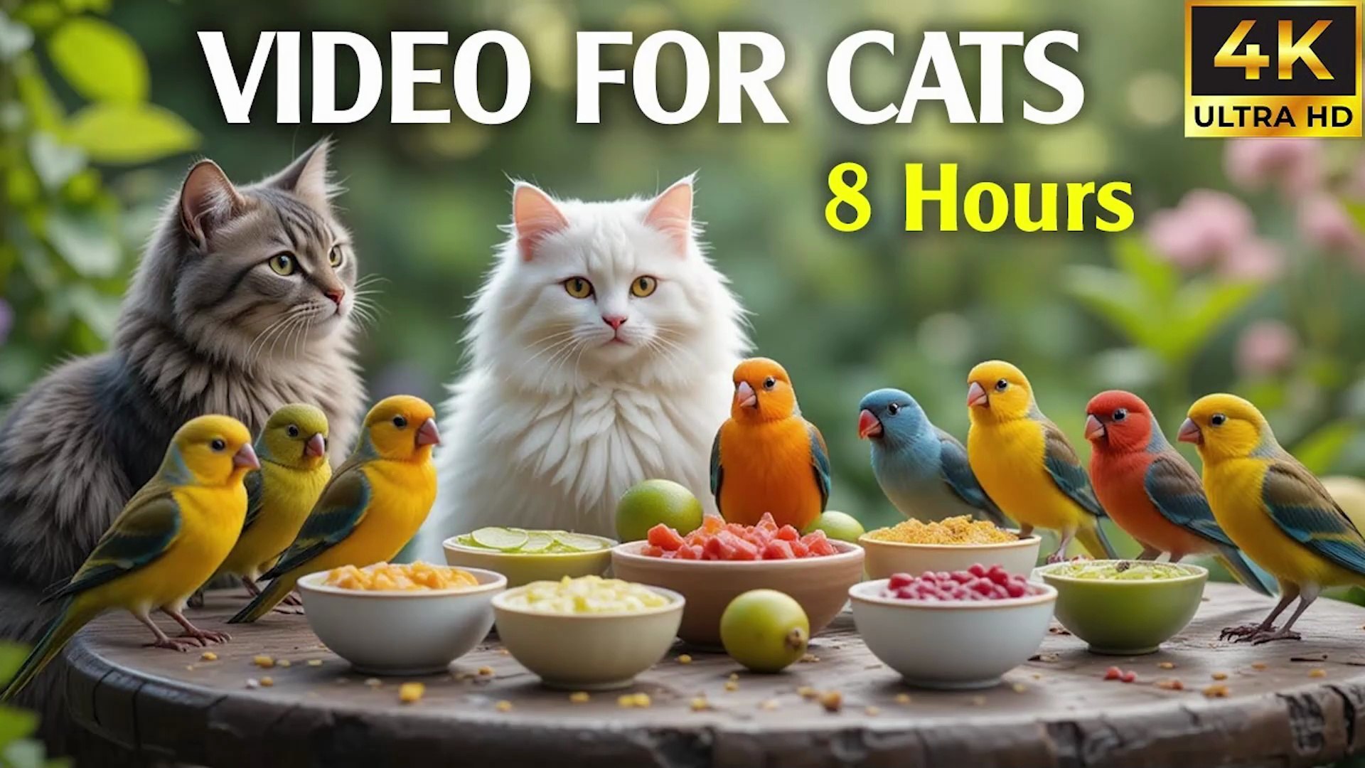 ⁣Relaxing Video for Cats with Chirping Birds and Soft Nature Sounds - CatTV Central