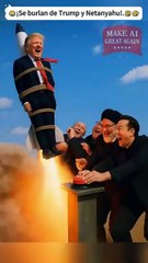 😂Trump and Netanyahu are being mocked!🤣🤣