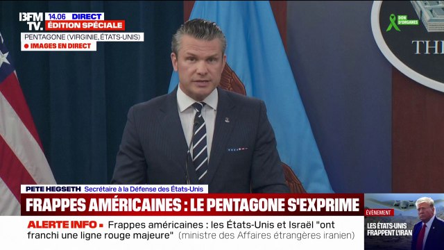 Frappes américaines en Iran: pour Pete Hegseth, secrétaire à la Défense des États-Unis, c'est une opération historique