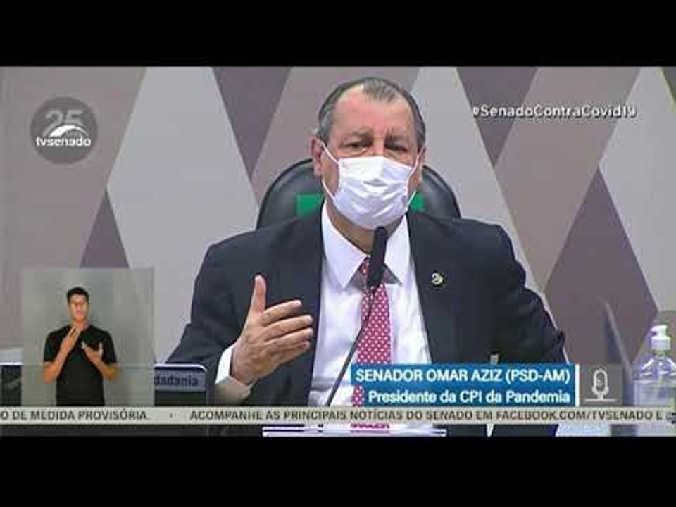 Omar Aziz afirma que é inadmissível Bolsonaro defender “tratamento precoce” na ONU