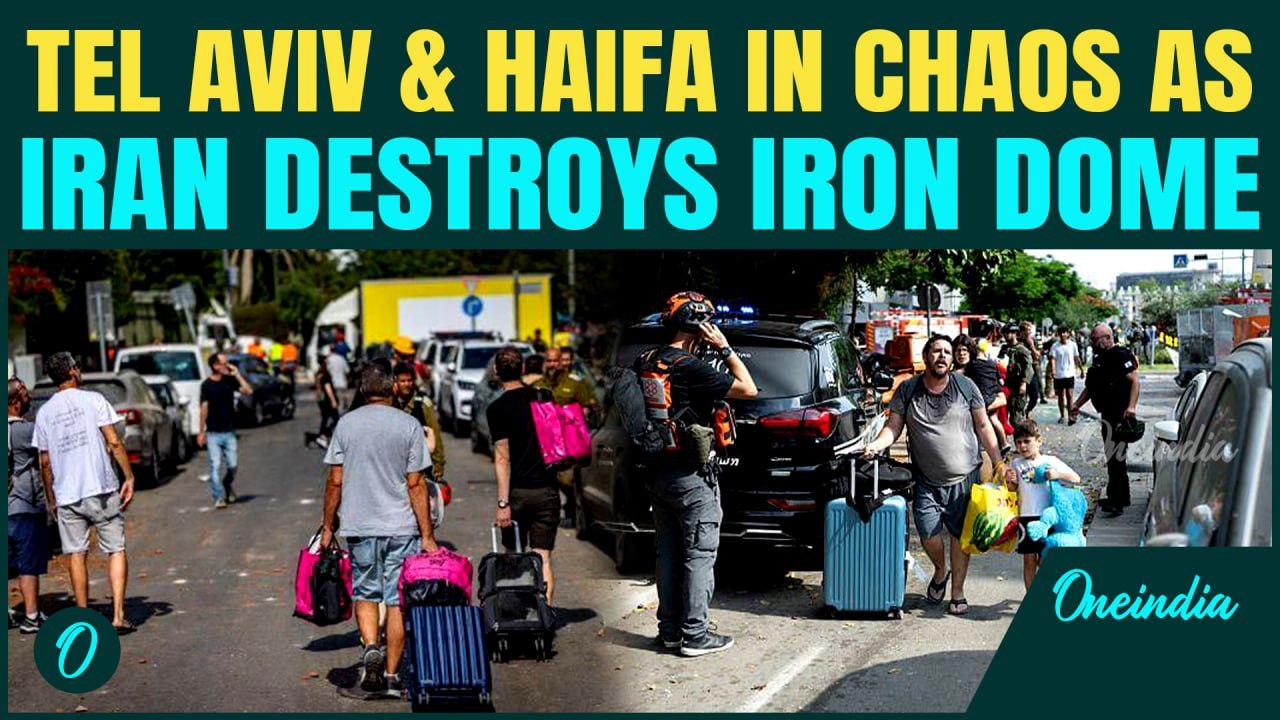 Israel in PANIC: Israeli Settlers Flee As Iran Rains Down Retaliatory Missiles on Tel Aviv | Reports