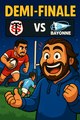 demi final du top 14 Avec les parodie bros