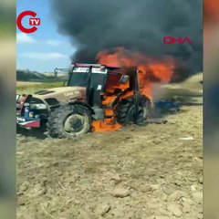 Adana’da orman yangını... Müdahaleye giden arazöz kaza yaptı: Yaralılar var!