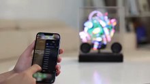 3D Holographic Fan LED Speaker - Redefine AV Experience