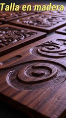 La talla en madera
