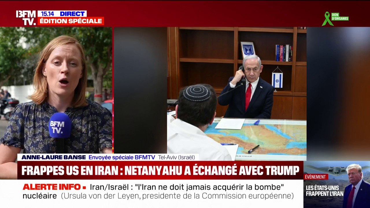 Frappes américaines en Iran: Benjamin Netanyahu et Donald Trump ont communiqué par téléphone pendant l'opération "Midnight Hammer"