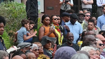 Windrush flag lifted in Wolverhampton.