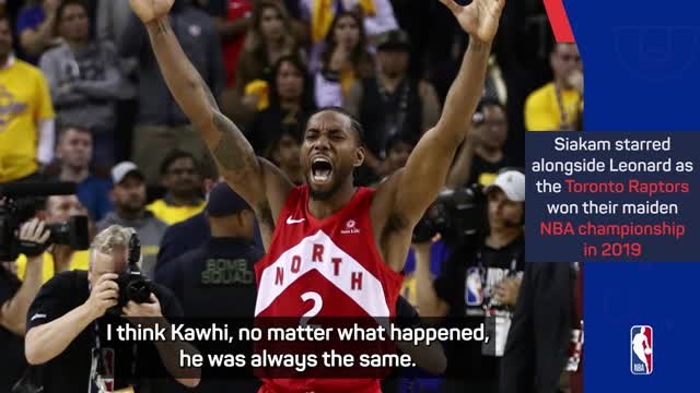What Siakam learnt from 'incredible' Kawhi during 2019 Raptors run