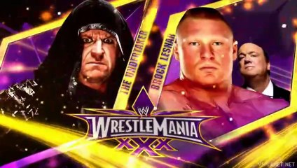 WrestleMania 30 (Full Match):UNDERTAKER VS BROCK LESNAR || THE STREAK