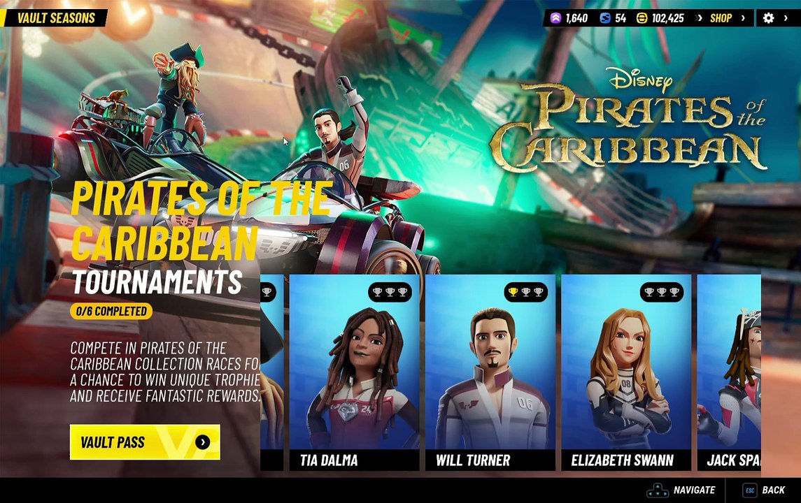 Disney Speedstorm | The Pirates of the Caribbean Tournament - Elizabeth Swann - Novice Cup