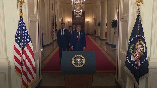 Trump se félicite des frappes américaines sur les installations nucléaires iraniennes