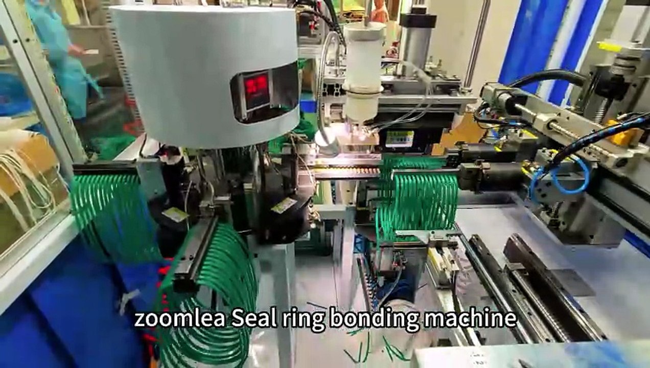 Seal ring bonding machine:  you can produce 86000 pieces per day without pressure!