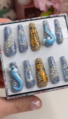 Je fais des ongles pour une Youtubeuse?? Manucure spéciale 🐉💅🏻