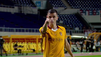 프로축구 2위 대전, 광주와 무승부...구텍 멀티골 / YTN