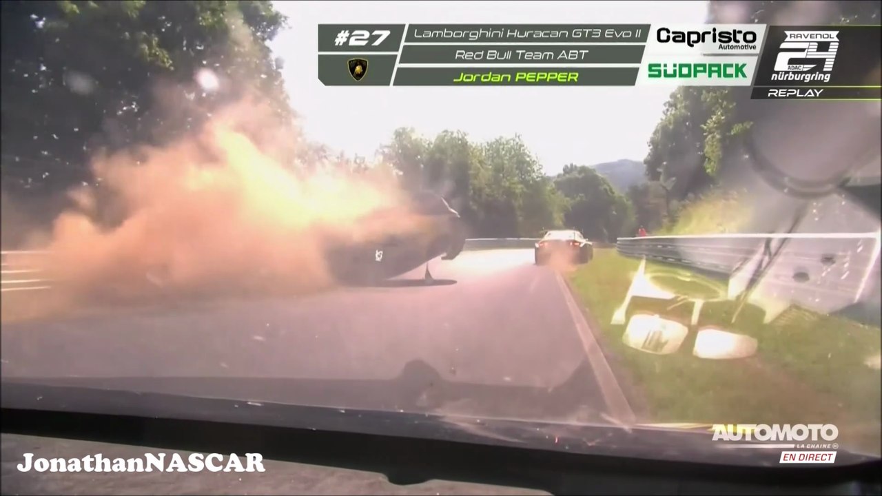 Aston Martin Big Crash 2025 Nurburgring 24H