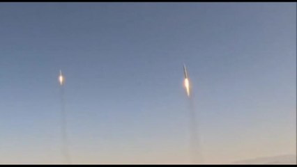 La TV iraniana mostra il lancio di missili su Israele