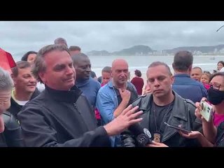 “Não vim me aborrecer”, diz Bolsonaro, após ser questionado sobre 600 mil mortes por Covid