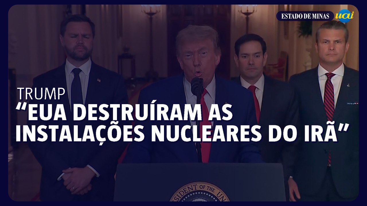 Trump afirma que os EUA destruíram as instalações nucleares do Irã