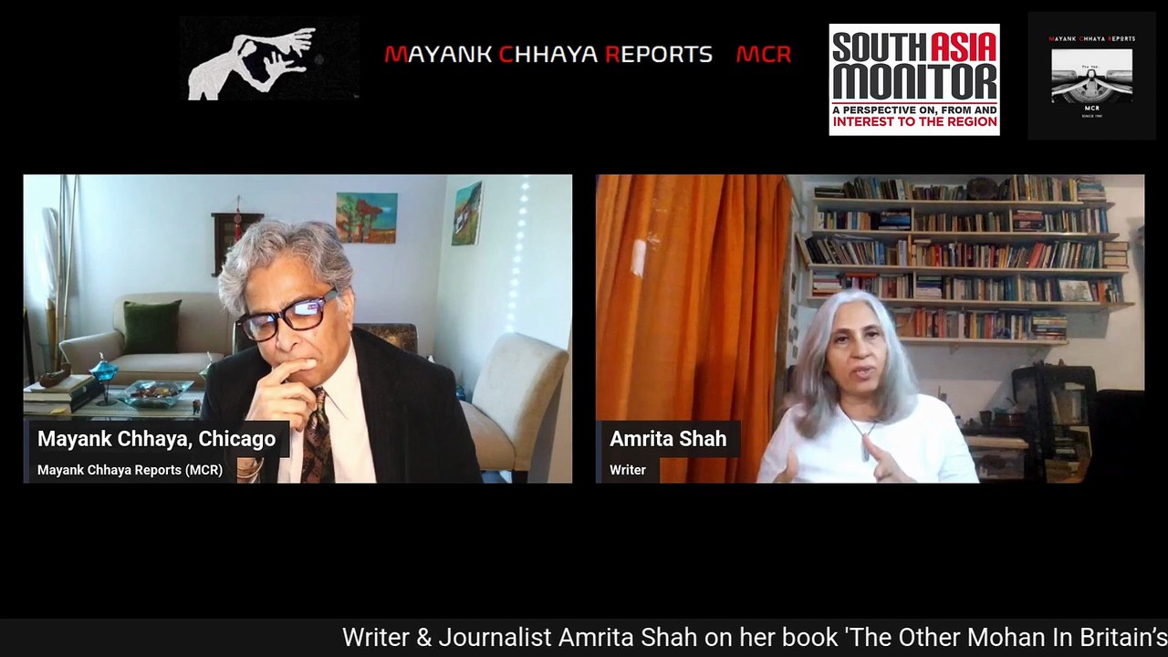 Indian writer and journalist Amrita Shah discusses her latest book "The Other Mohan in  Britain's Indian Ocean Empire" with Mayank Chhaya | SAM Conversation
