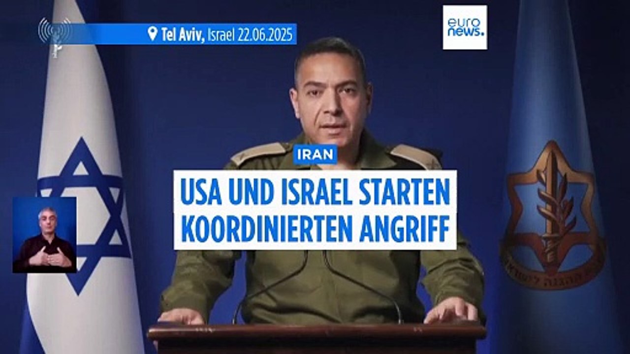 Iran: USA und Israel starten koordinierten Angriff