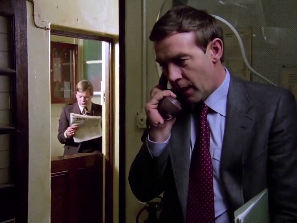 Peter Guillam (Michael Jayston) Is Bullied at the "Circus" by Percy Alleline (Michael Aldridge) & Co.